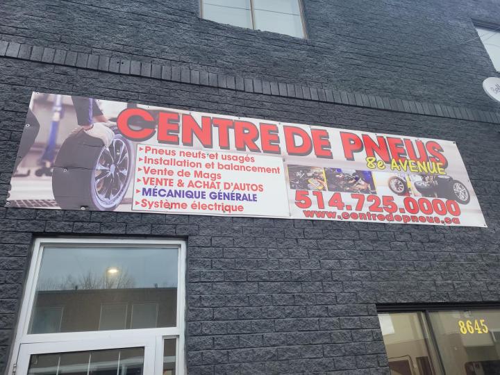 Vente de pneus neufs et usagés Saint-Michel